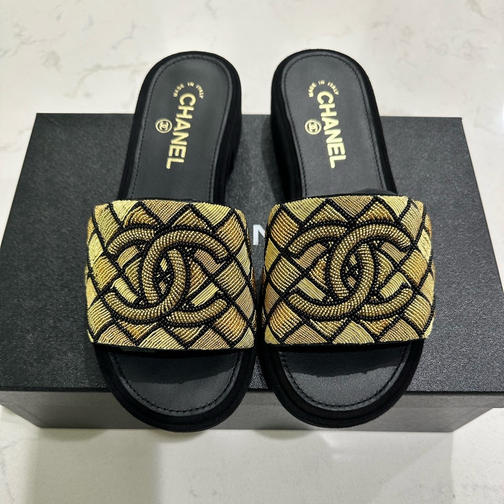 AUTHENTIC CHANEL MULES